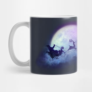 Santa takes flight Mug